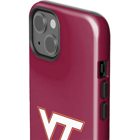 Virginia Tech Maroon iPhone 15 Impact Case