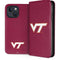 Virginia Tech University Maroon iPhone 15 Plus Folio Case