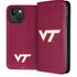 Virginia Tech University Maroon iPhone 15 Plus Folio Case