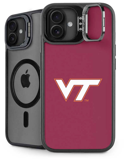 Virginia Tech University Maroon iPhone 16 Kickstand Case