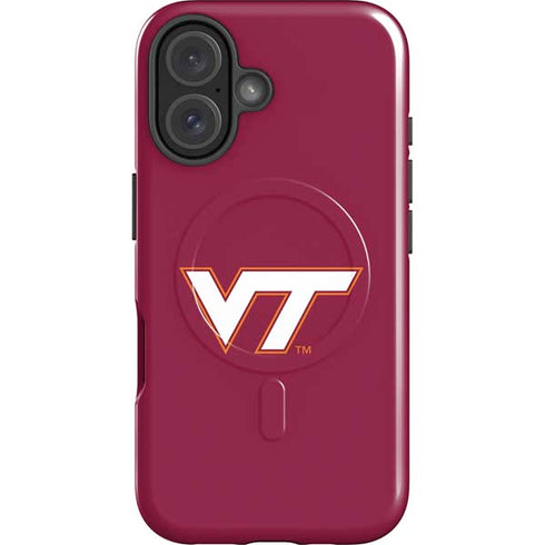 Virginia Tech University Maroon iPhone 16 Magsafe Impact Case