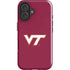 Virginia Tech University Maroon iPhone 16 Plus Impact Case