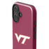 Virginia Tech University Maroon iPhone 16 Plus Impact Case