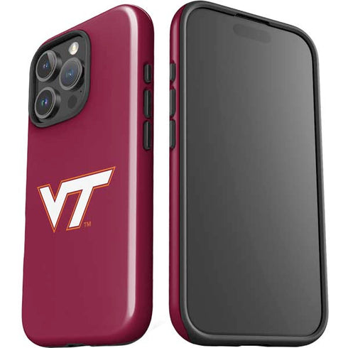 Virginia Tech University Maroon iPhone 16 Pro Impact Case