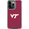 Virginia Tech University Maroon iPhone 16 Pro Max Clear Case