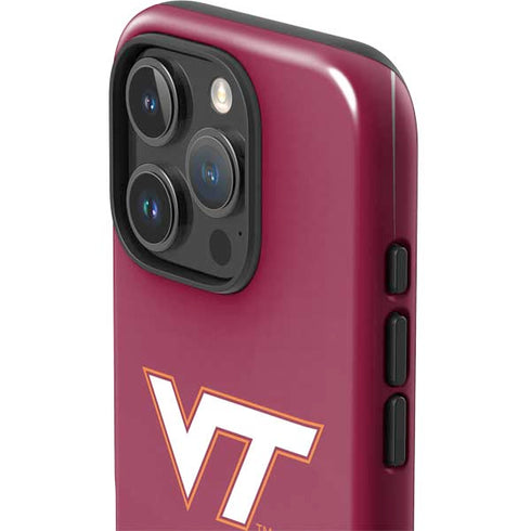 Virginia Tech University Maroon iPhone 16 Pro Max Impact Case