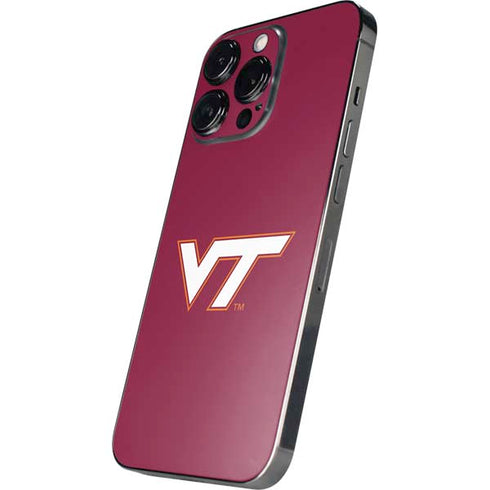 Virginia Tech University Maroon iPhone 16 Pro Max Skin
