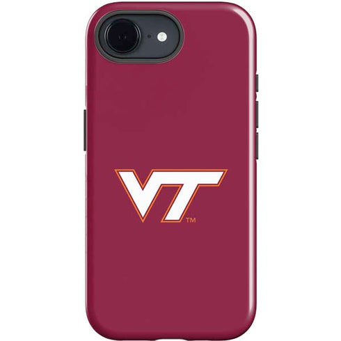 Virginia Tech University Maroon iPhone 16e Impact Case