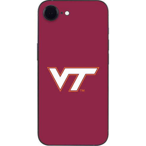 Virginia Tech University Maroon iPhone 16e Skin