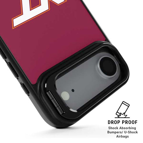 Virginia Tech University Maroon iPhone 17 Air Kickstand Case