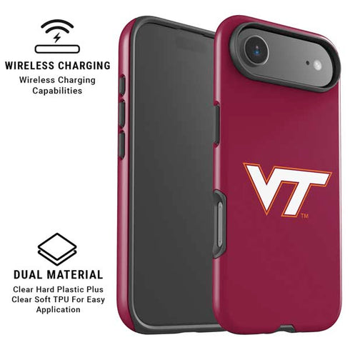 Virginia Tech University Maroon iPhone 17 Air Magsafe Impact Case