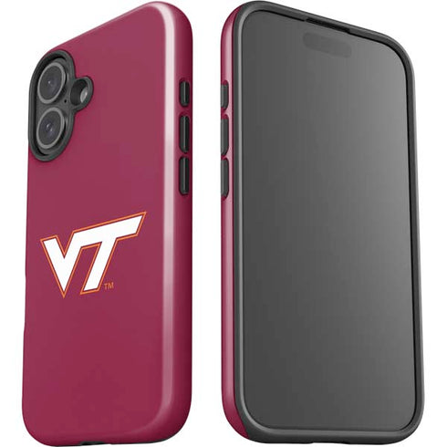 Virginia Tech University Maroon iPhone 17 Impact Case