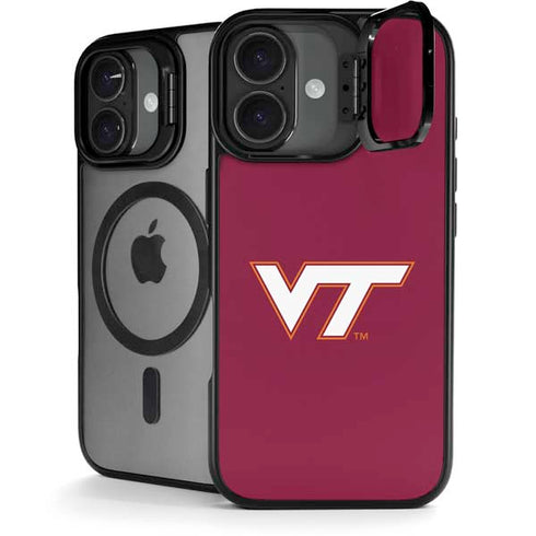 Virginia Tech University Maroon iPhone 17 Kickstand Case