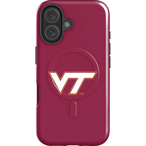 Virginia Tech University Maroon iPhone 17 Magsafe Impact Case
