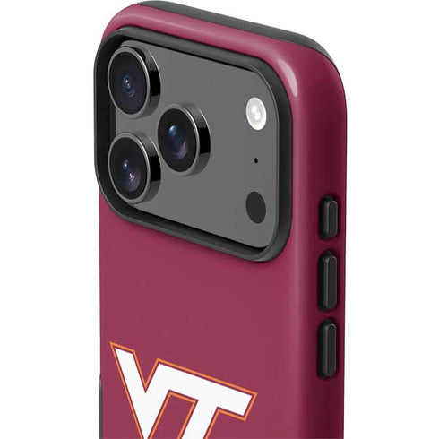 Virginia Tech University Maroon iPhone 17 Pro Impact Case