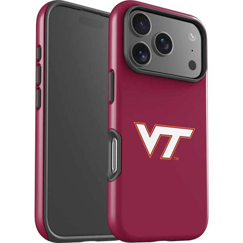 Virginia Tech University Maroon iPhone 17 Pro Impact Case