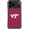 Virginia Tech University Maroon iPhone 17 Pro Max Clear Case