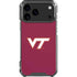 Virginia Tech University Maroon iPhone 17 Pro Max Clear Case