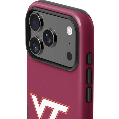 Virginia Tech University Maroon iPhone 17 Pro Max Impact Case