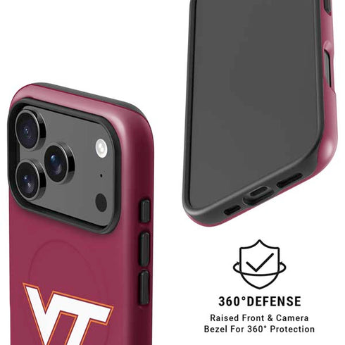 Virginia Tech University Maroon iPhone 17 Pro Max Magsafe Impact Case