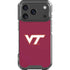 Virginia Tech University Maroon iPhone 18 Pro Clear Case