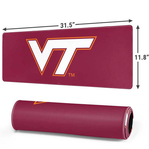 Virginia Tech University Maroon Gaming Mouse Pad