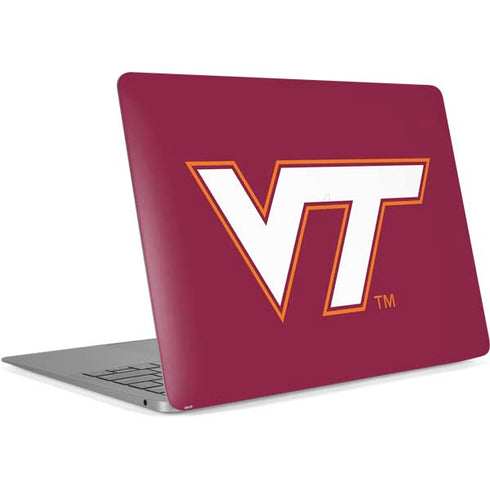 Virginia Tech University Maroon Apple MacBook Air Skin