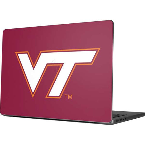 Virginia Tech University Maroon Apple MacBook Pro 14-inch Skin