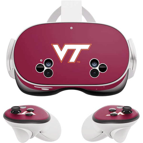 Virginia Tech University Maroon Meta Quest 3S Skin