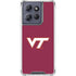 Virginia Tech University Maroon Moto G 5G (2025) Clear Case