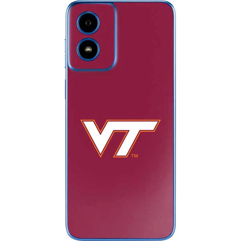 Virginia Tech University Maroon Moto G Play 4G (2024) Skin
