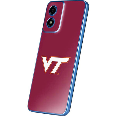Virginia Tech University Maroon Moto G Play 4G (2024) Skin