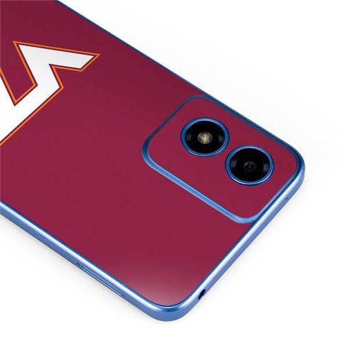 Virginia Tech University Maroon Moto G Play 4G (2024) Skin
