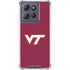 Virginia Tech University Maroon Moto G Play 5G (2025) Clear Case