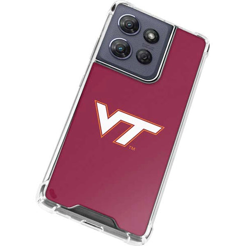 Virginia Tech University Maroon Moto G Stylus 5G (2025) Clear Case