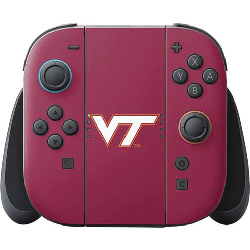 Virginia Tech University Maroon Nintendo Switch 2 (2025) Joy-Con Controller Skin