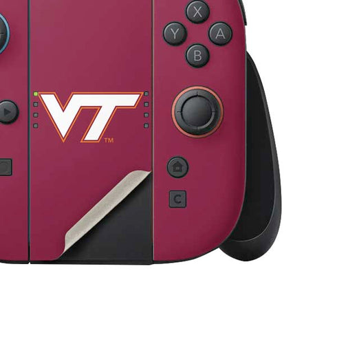 Virginia Tech University Maroon Nintendo Switch 2 (2025) Joy-Con Controller Skin
