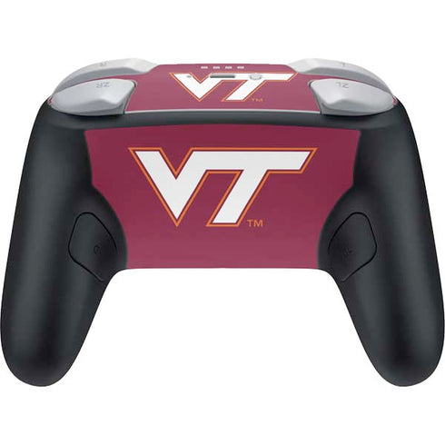 Virginia Tech University Maroon Nintendo Switch 2 (2025) Pro Controller Skin