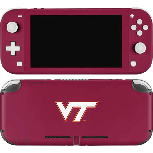 Virginia Tech University Maroon Nintendo Switch Lite Skin
