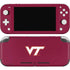 Virginia Tech University Maroon Nintendo Switch Lite Skin