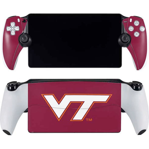 Virginia Tech Maroon PlayStation Portal Remote Player Skin