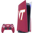 Virginia Tech University Maroon PlayStation PS5 Skins
