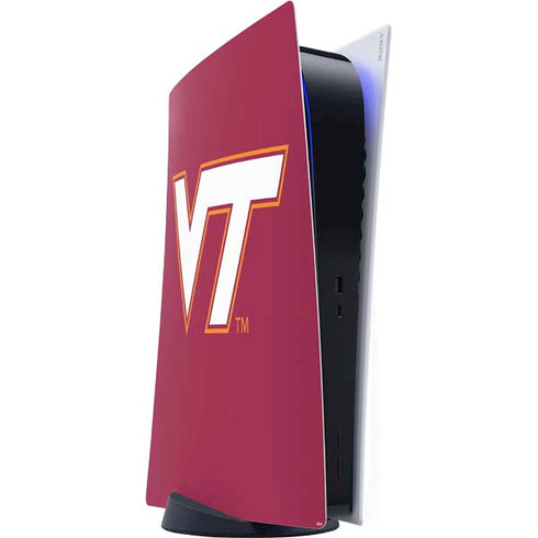 Virginia Tech University Maroon PlayStation PS5 Skins