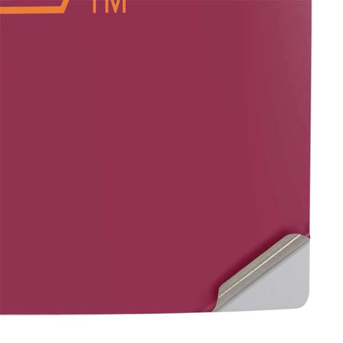 Virginia Tech Maroon PS5 Slim Digital Edition Console Skin