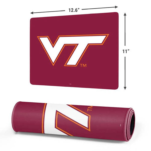 Virginia Tech University Maroon Gaming Mouse Pad