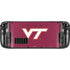Virginia Tech University Maroon Steam Deck Handheld Gaming Computer Skin