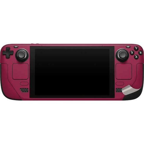 Virginia Tech University Maroon Steam Deck Handheld Gaming Computer Skin