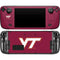 Virginia Tech University Maroon Steam Deck Handheld Gaming Computer Skin