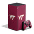 Virginia Tech Maroon Xbox Series X Bundle Skin