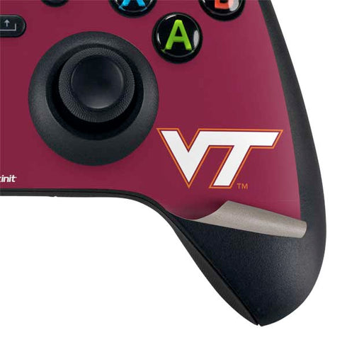 Virginia Tech University Maroon XBox Series X Digital Edition Bundle Skin